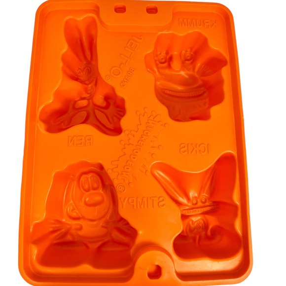 VTG Nickelodeon Ren & Stimpy Jello Jigglers Mold Ickis Krumm 1996 Jello Shots - Picture 2 of 2